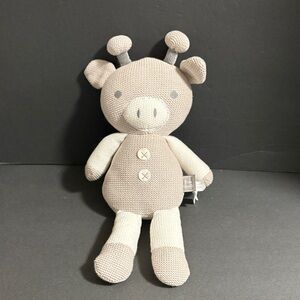 Living Textiles Knitted Toy Finn Giraffe Cuddly Plush Stuffed Animal